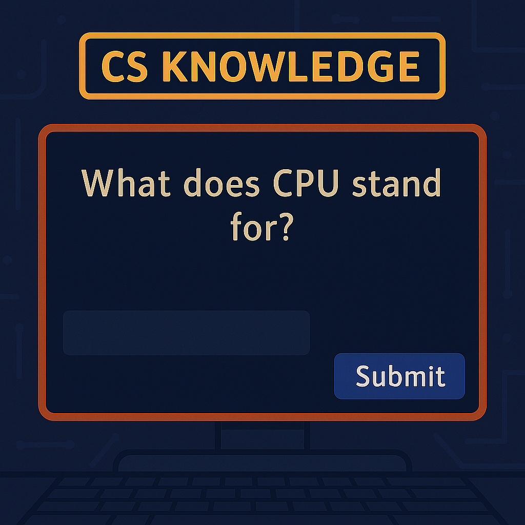 CS 지식